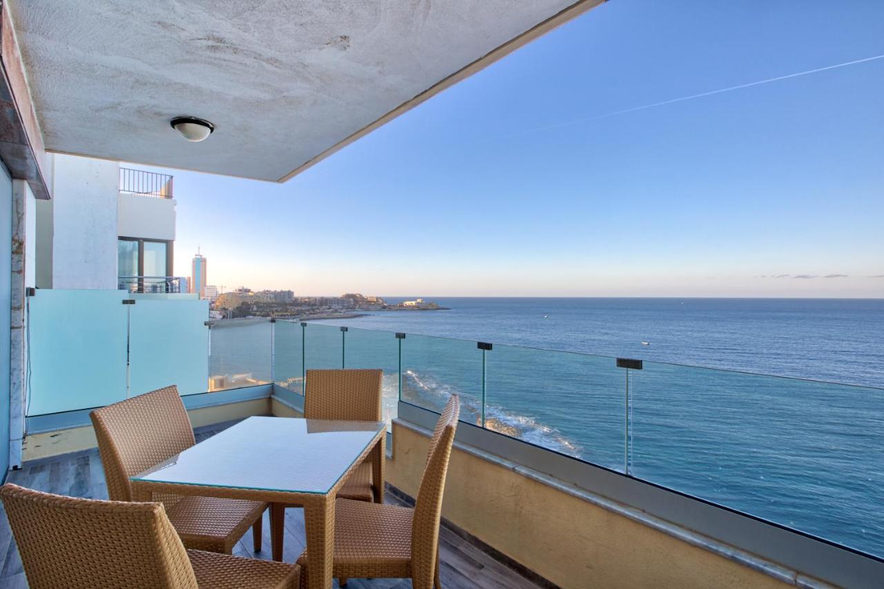 Seafront Sliema Apartment With Balcony & Sea Views By Jl المظهر الخارجي الصورة