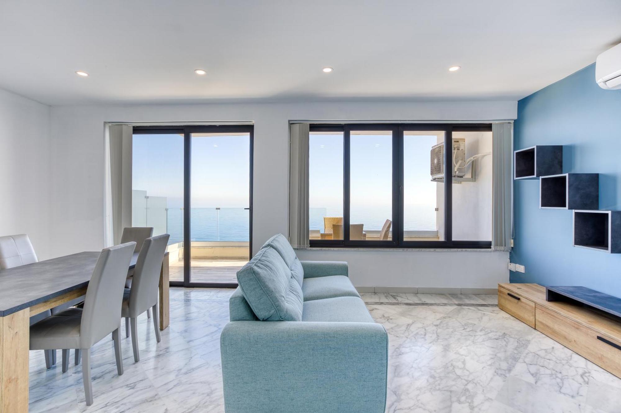 Seafront Sliema Apartment With Balcony & Sea Views By Jl المظهر الخارجي الصورة