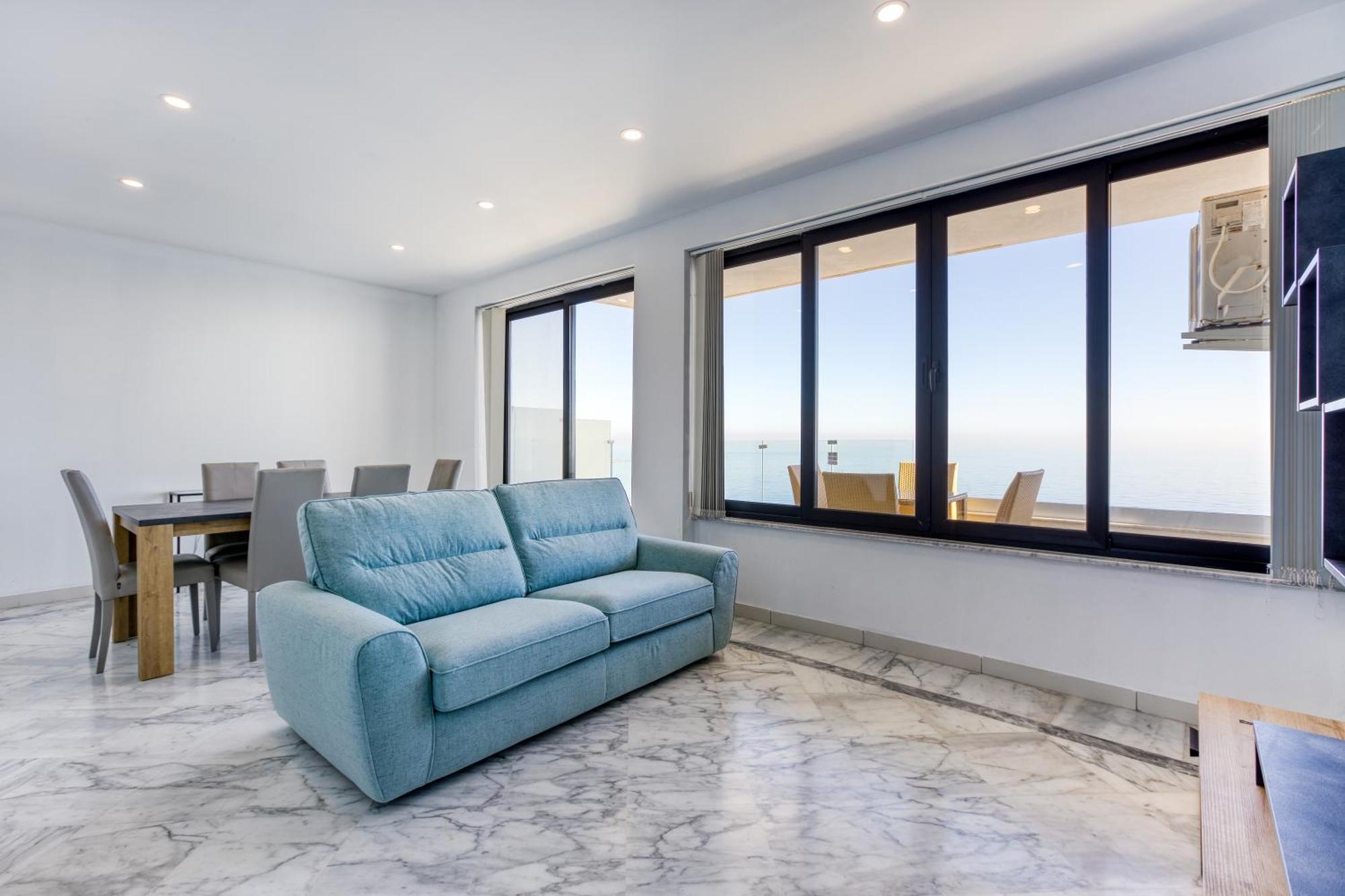 Seafront Sliema Apartment With Balcony & Sea Views By Jl المظهر الخارجي الصورة
